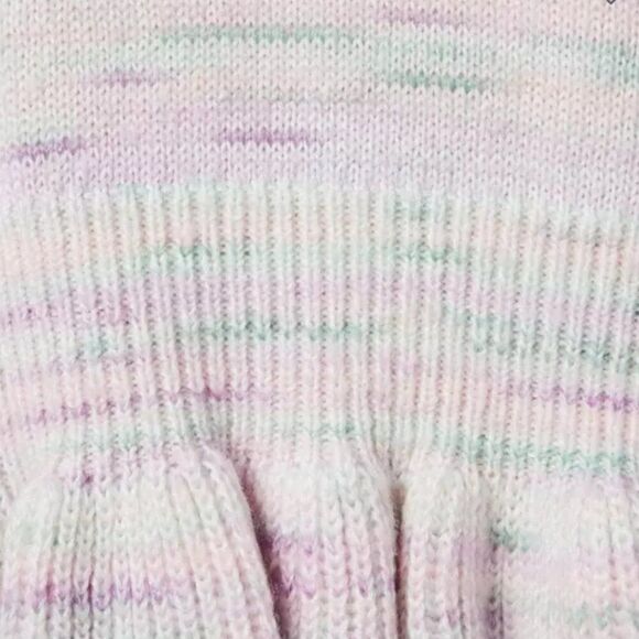 Janie and Jack 100047407 Girl Lavender Marled Peplum Ruffle Sweater NWT - Picture 3 of 11